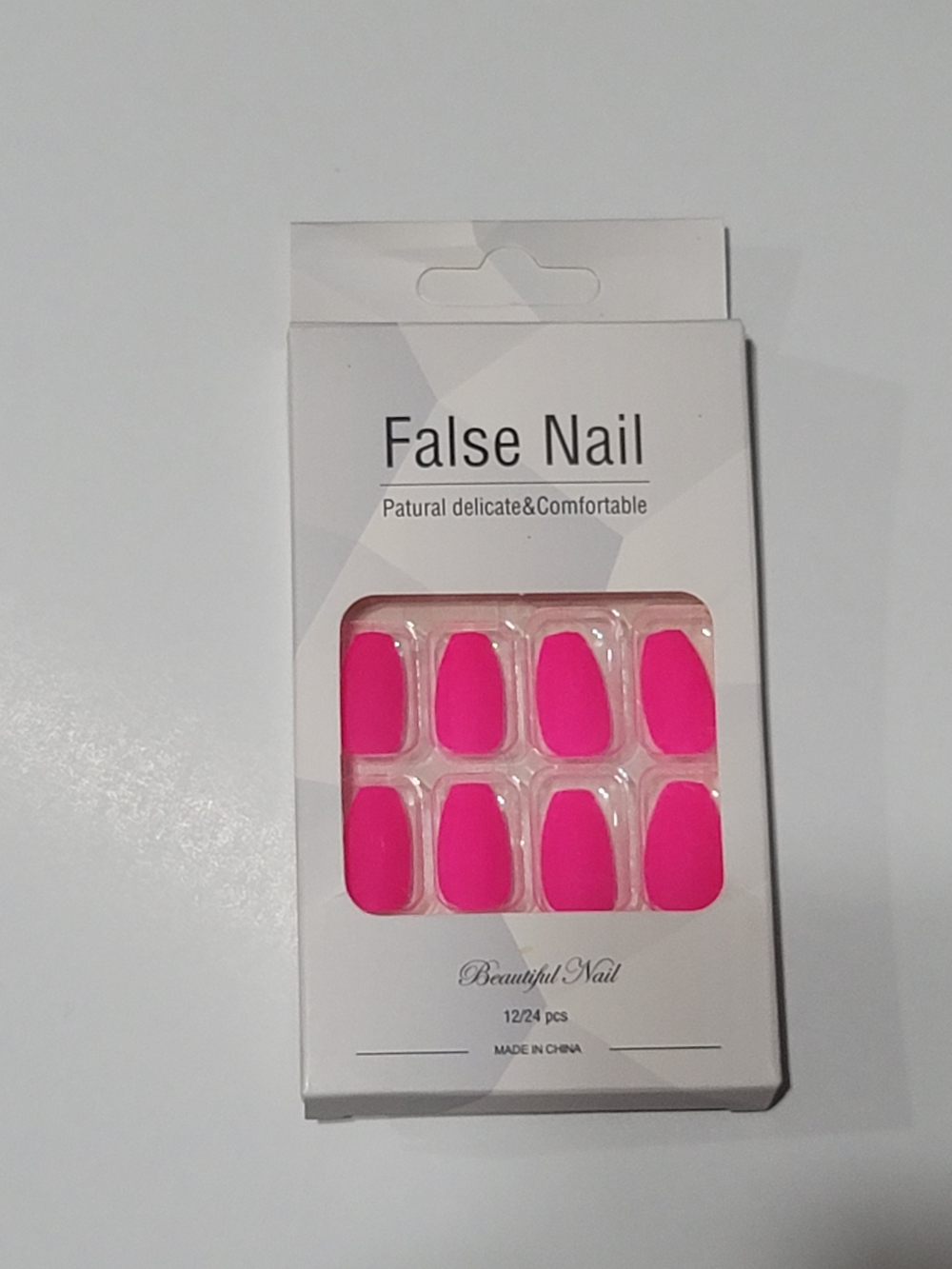 ❤️🔥6/$15❤️🔥 Bright Pink Press On Nails